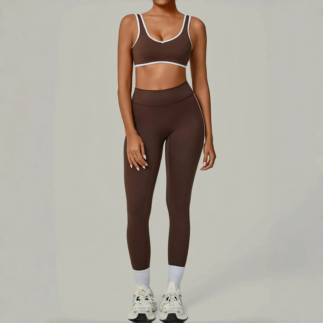 High Waist 2 piece Yoga Set - Bra & Leggings Suit
