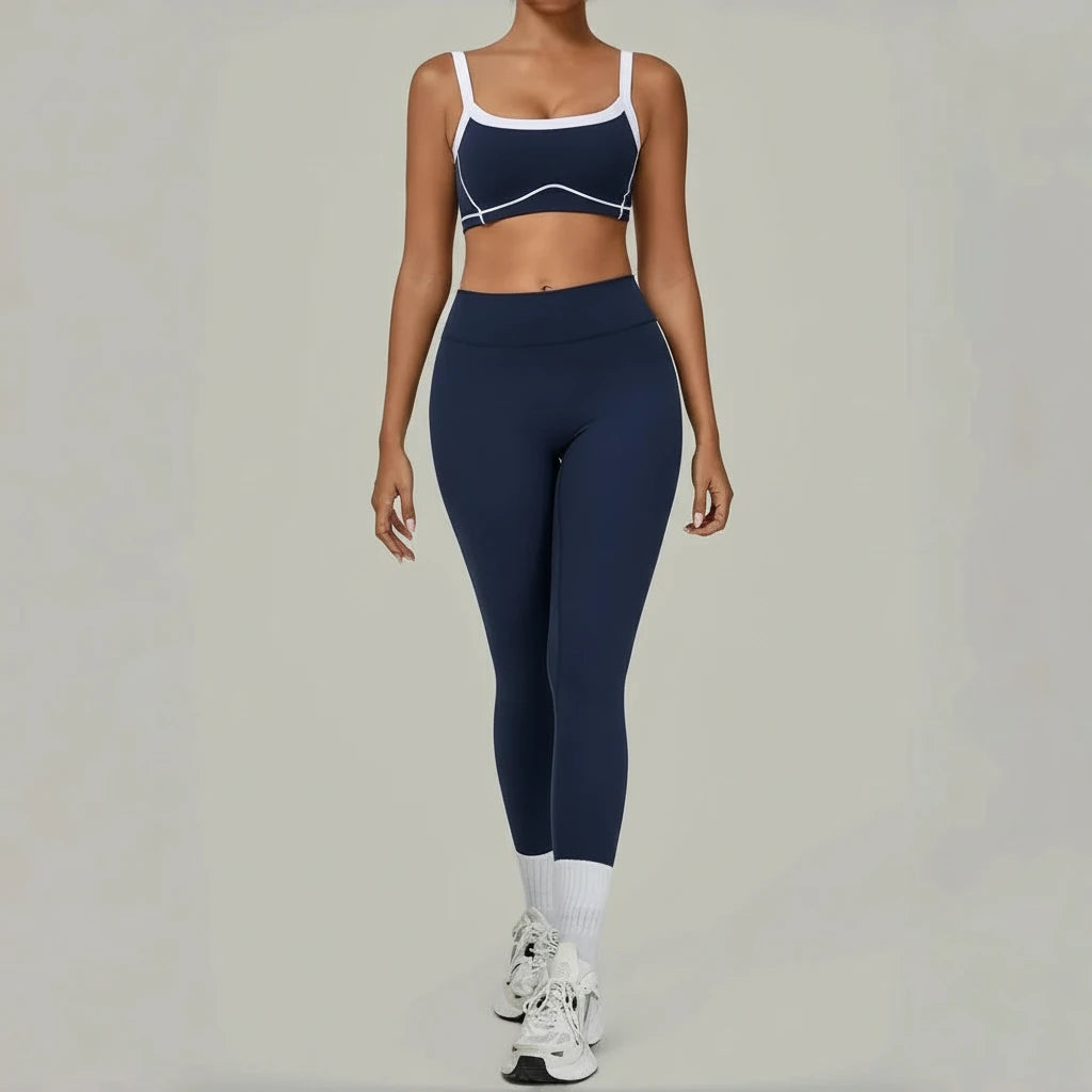 High Waist 2 piece Yoga Set - Bra & Leggings Suit