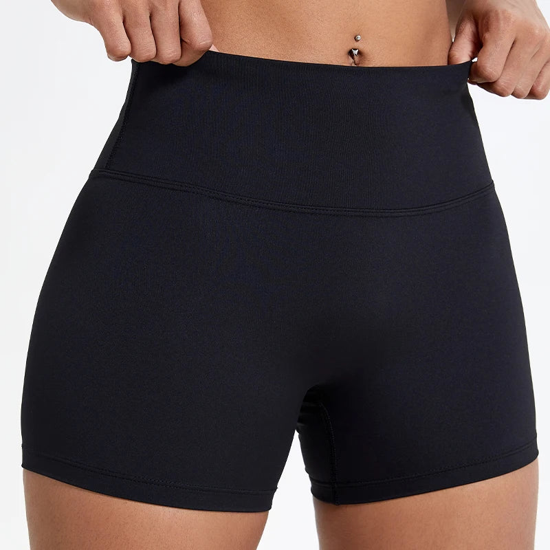 Women High Rise Slim Fit Shorts