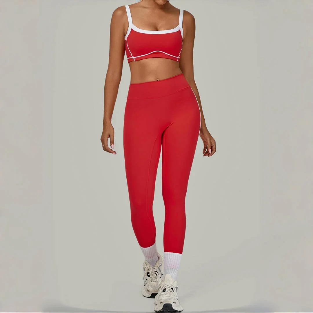 High Waist 2 piece Yoga Set - Bra & Leggings Suit