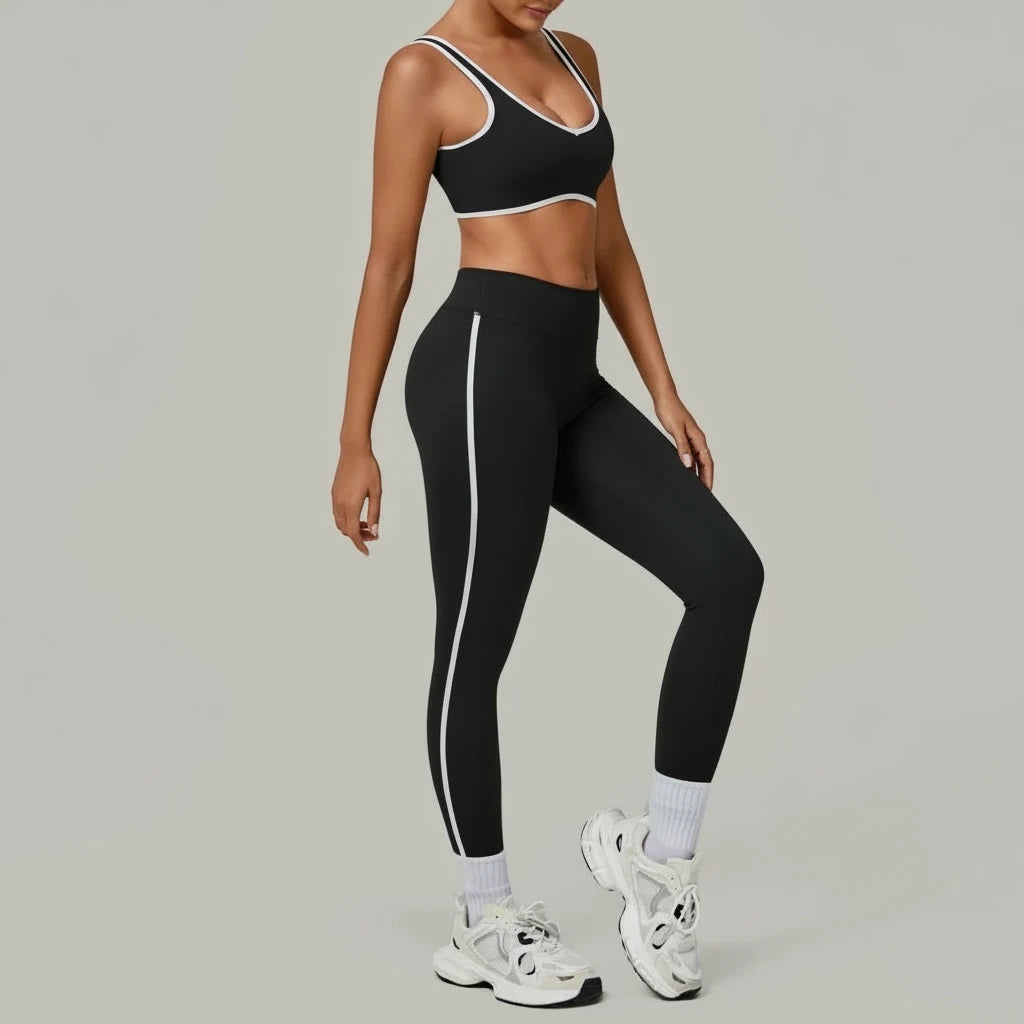 High Waist 2 piece Yoga Set - Bra & Leggings Suit